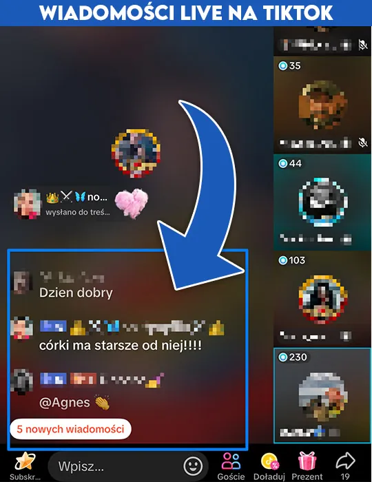 Komentarze live na TikToku – aktywny czat zwiększający zasięg transmisji Dlaczego aktywny czat na TikTok ma znaczenie